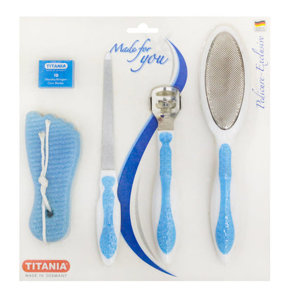 Pedicure Set – 4-teilig – für die professionelle Nagelpflege